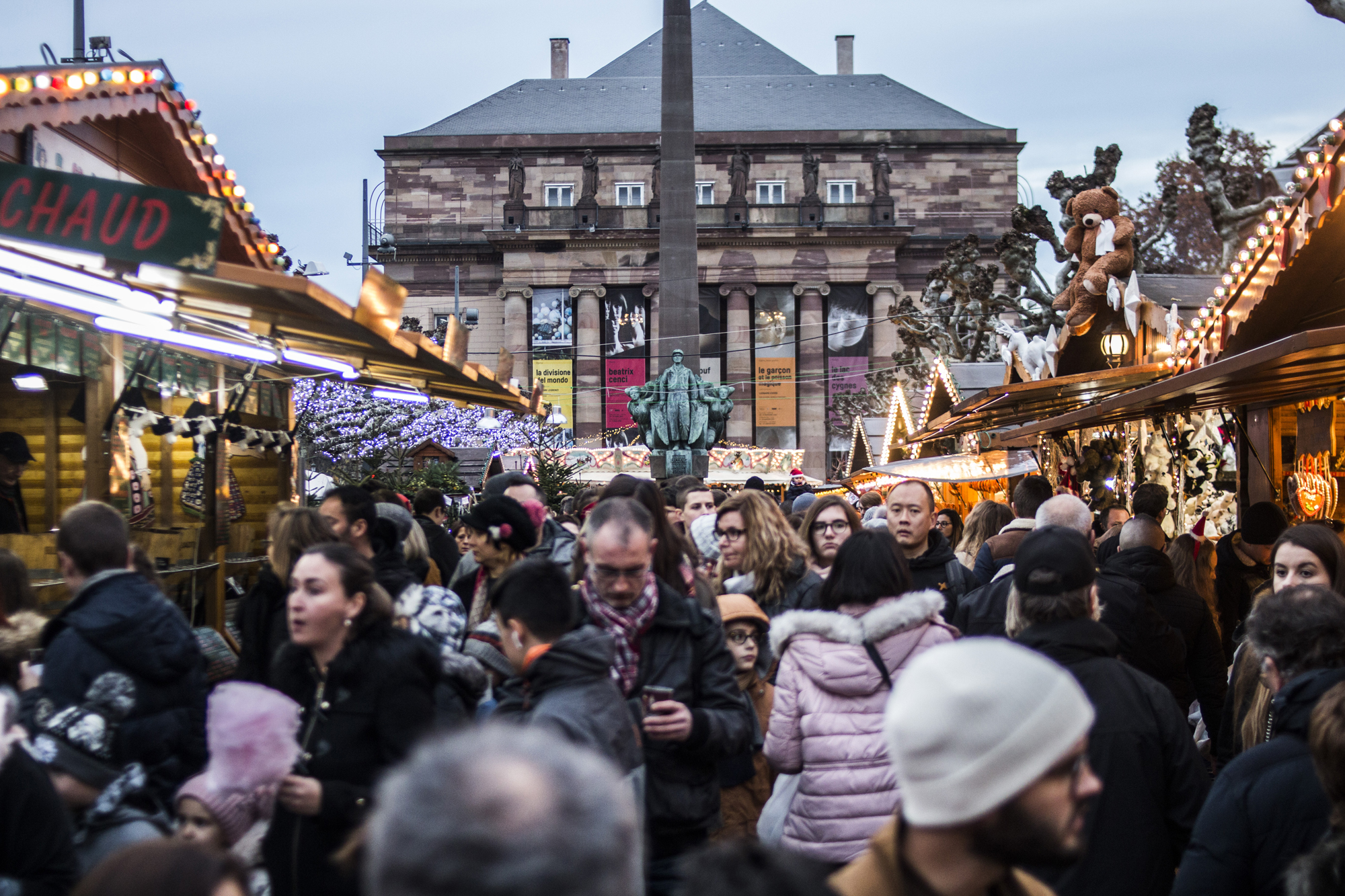 Marché de Noël Strasbourg foule 2018 (12)