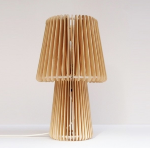 © Libre Objet + lampe + SCHELL + ptite langue de bois
