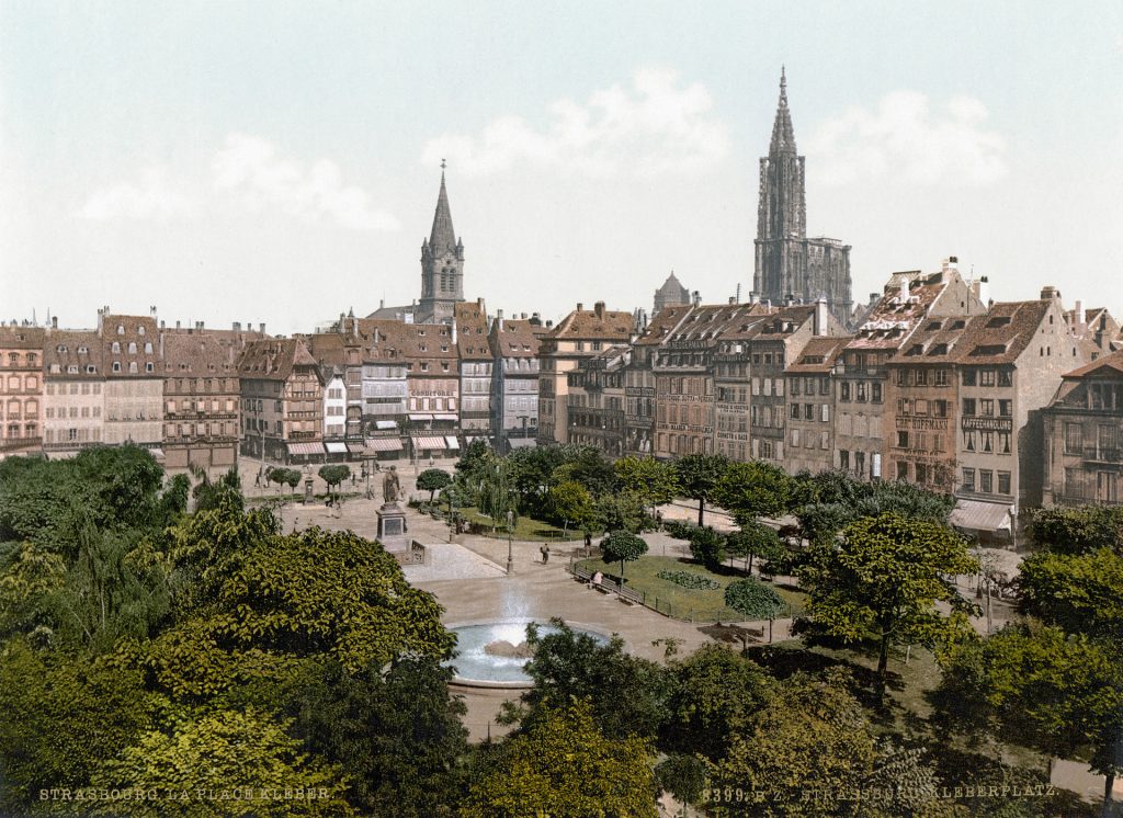La place Kléber en 1900