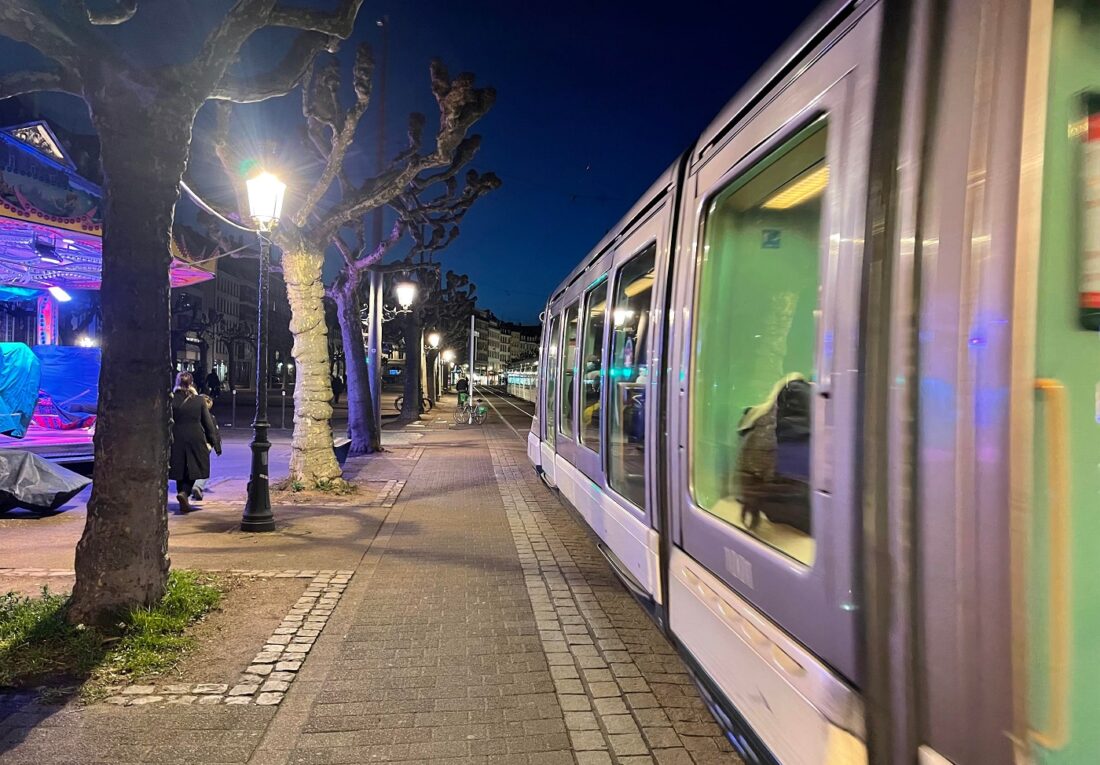 tram nuit transports Strasbourg