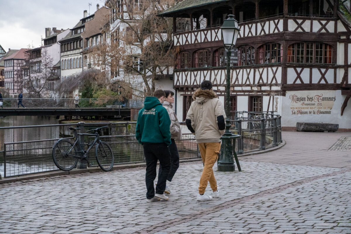 petite france strasbourg tourisme colombages hiver
