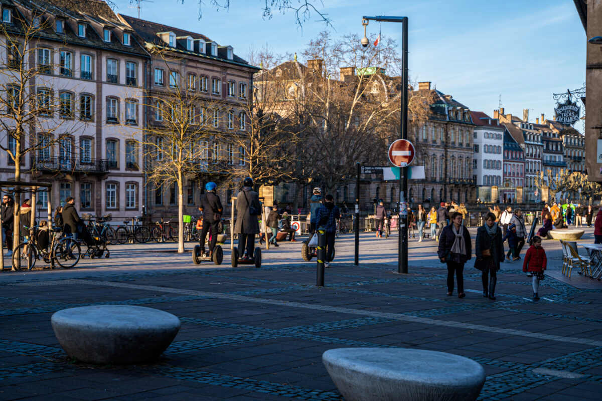 quai des bateliers segway hiver rue