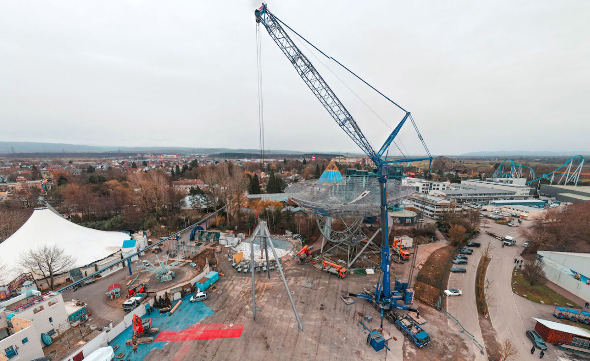 L'antenne du quartier russe d'Europa-Park