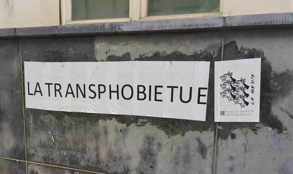 transphobie lgbtqi collage