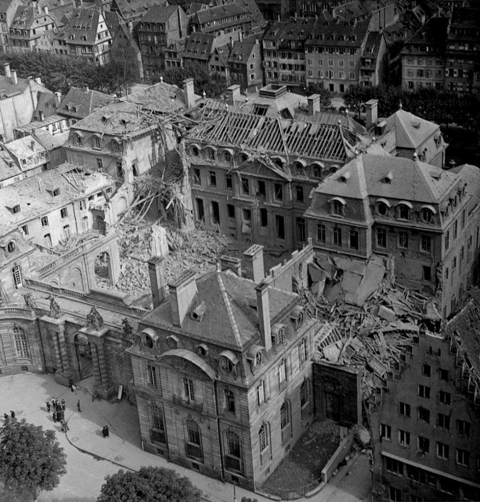 palais rohan seconde guerre mondiale bombarbement histoire