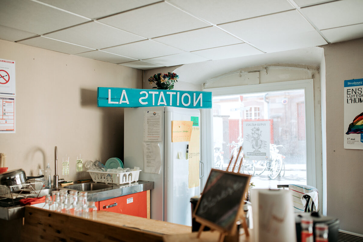 la station