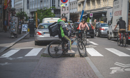 livreur vélo