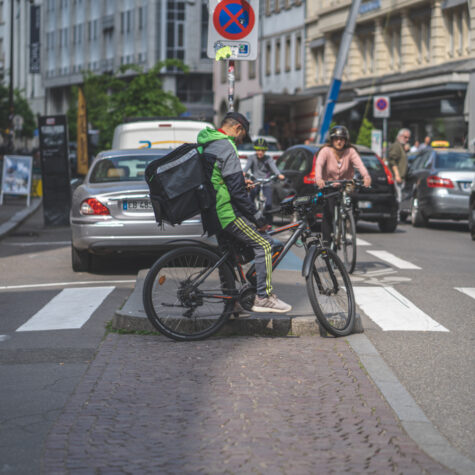 livreur vélo