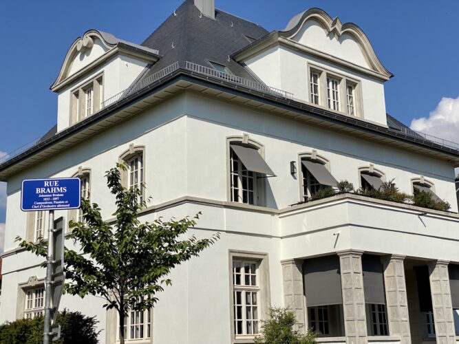 Quartier des musiciens rue Brahms