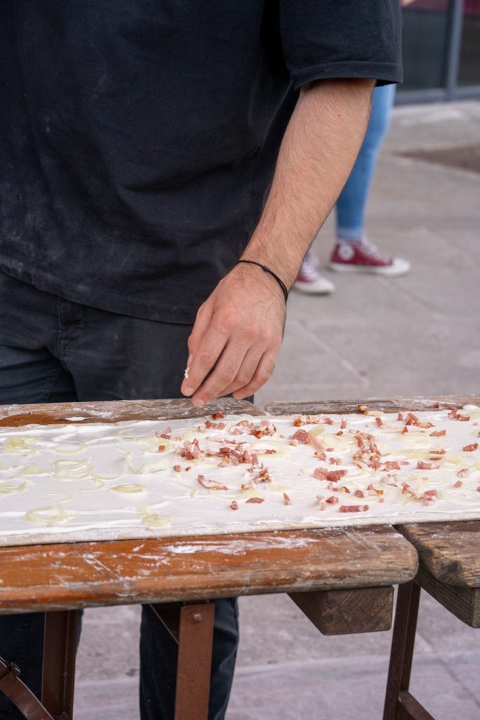 record du monde tarte flambée alsace strasbourg cuisine