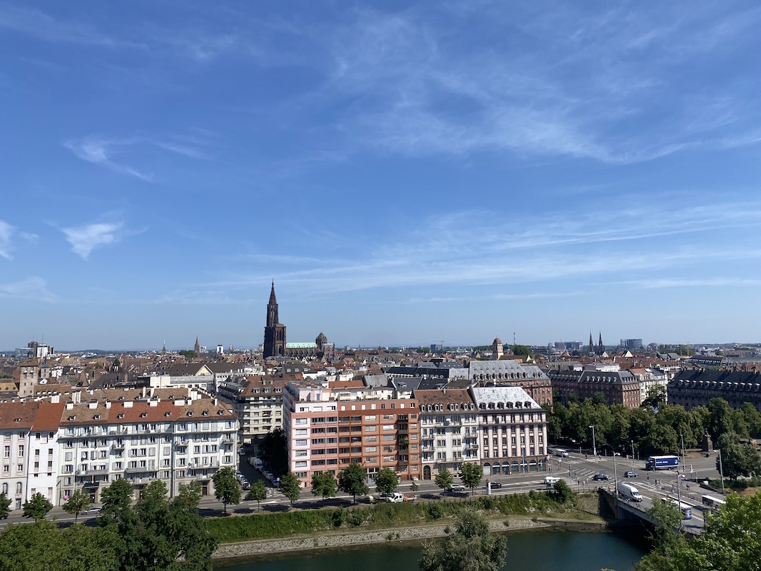 Strasbourg de haut image d’illu