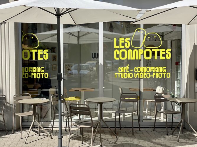 Les Compotes coffee shop coworking