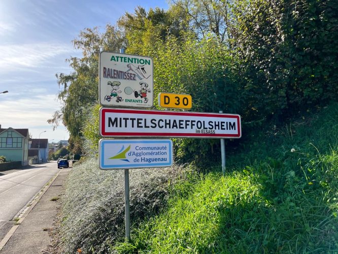 Mittelschaeffolsheim village alsacien