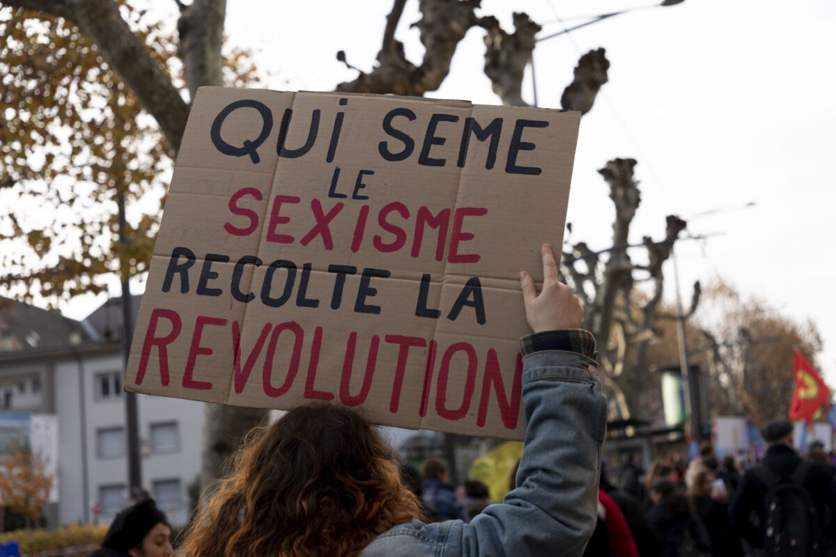 manifestation féministe Strasbourg