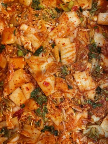 Recette kimchi restaurant coréen Namsan Maru