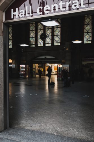 Gare de Strasbourg Attente Train Voyage