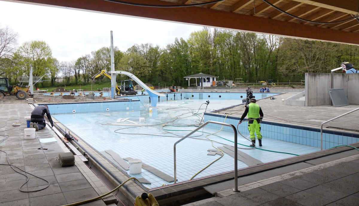 travaux piscine kehl auenheim