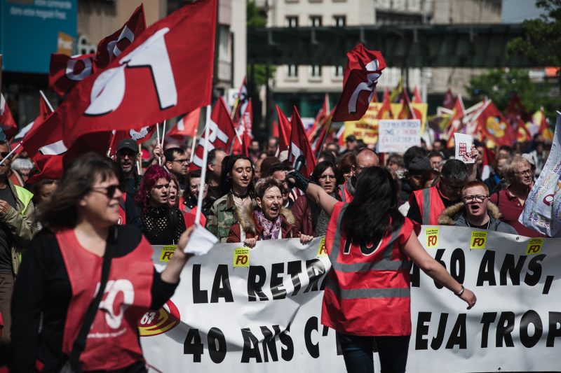 1er mai 2023 Strasbourg mobilisation sociale réforme des retraites manifestation