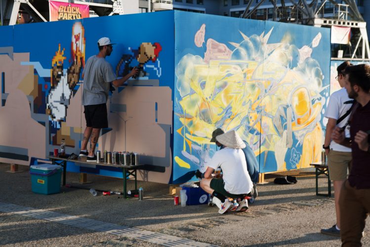 BlockParty graffiti + contre-temps