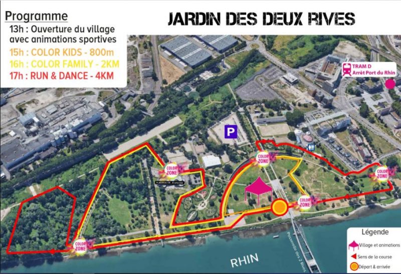 Run & Dance course Jardin des deux rives