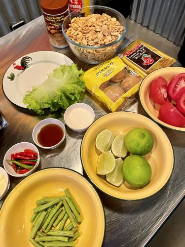 Recette de chef koa thai salade de papaye