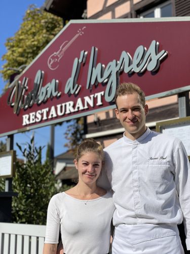 Le Violon D’Ingres restaurant gastronomique maraicher plat