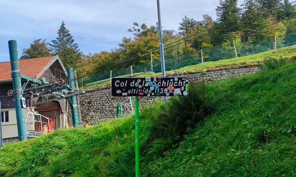Col de La Schlucht panneau