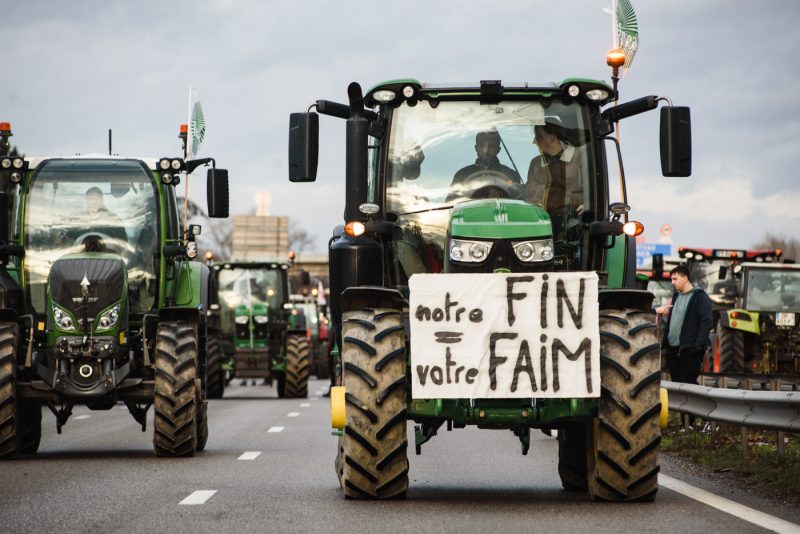 mobilisation agriculteurs blocage autoroute A35