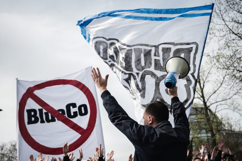 Marche Ultra Boys 90 contre BlueCo Ultras Racing Club de Strasbourg Football