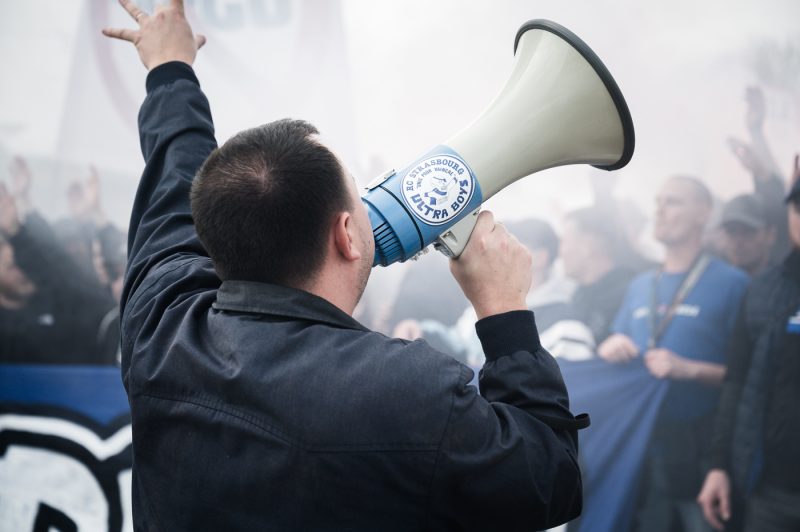 Marche Ultra Boys 90 contre BlueCo Ultras Racing Club de Strasbourg Football