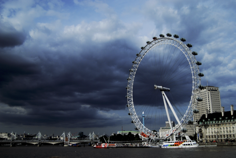 Londres London Eye tamise