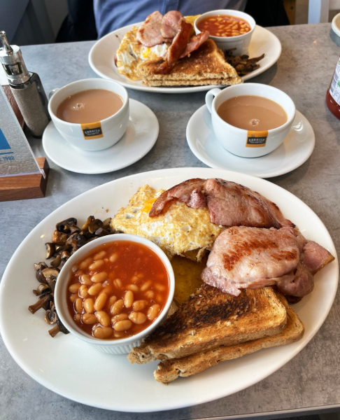 Londres english breakfast petit-déjeuner