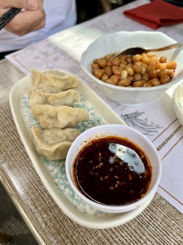 Lamian restaurant chinois nouilles ravioles