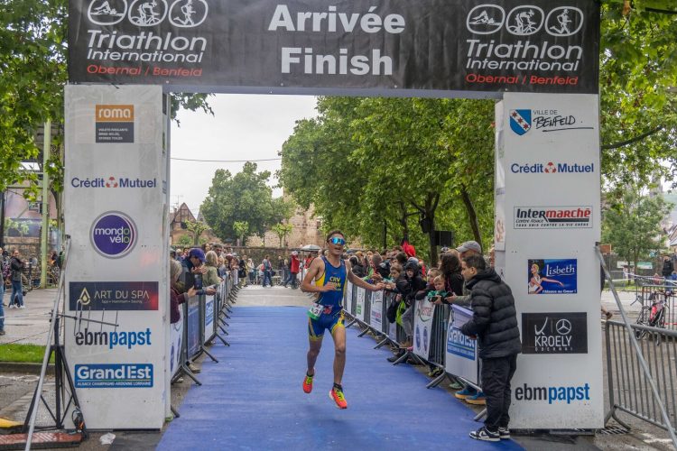 Arrivée Triathlon Obernai
