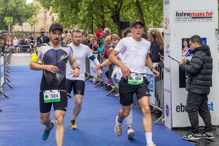 Arrivée Triathlon Obernai