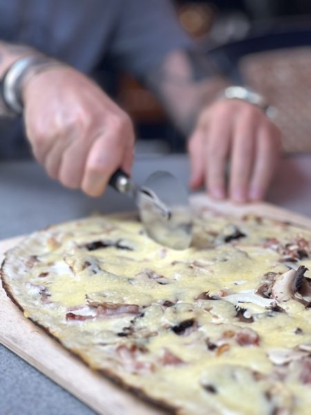 Flammen&rsquo;Truch terrasse tarte flambée weadele choucroute poisson