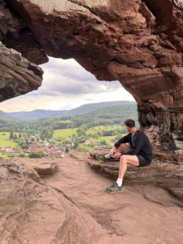 Alsace verte randonnée forêt paysage château