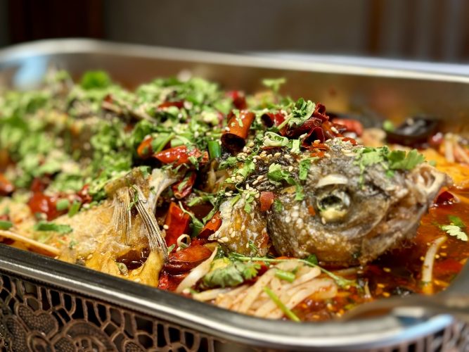 restaurant sichuan plat chinois poisson ravioles