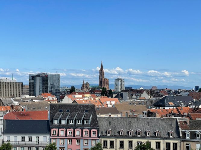 vue strasbourg cathédrale