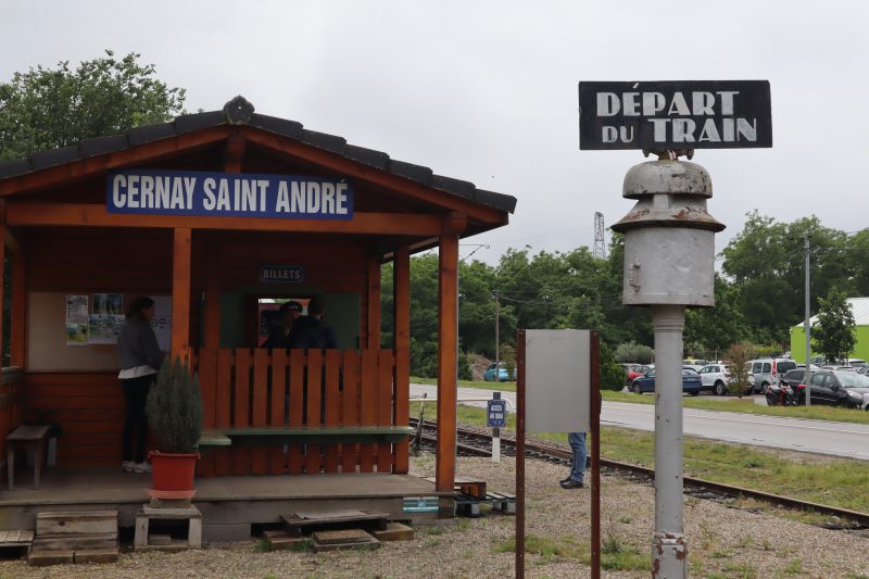 Départ du train à Cernay