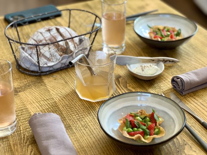 Huna restaurant gastronomique Potager jardin fermentation campagne conservation