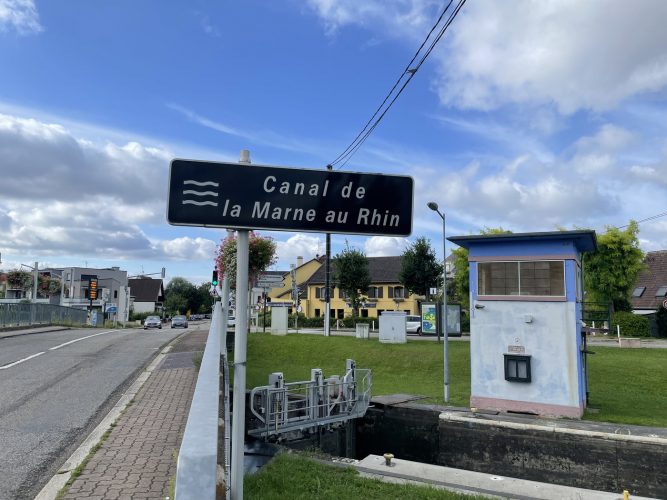 Panneau Canal de la Marne au Rhin