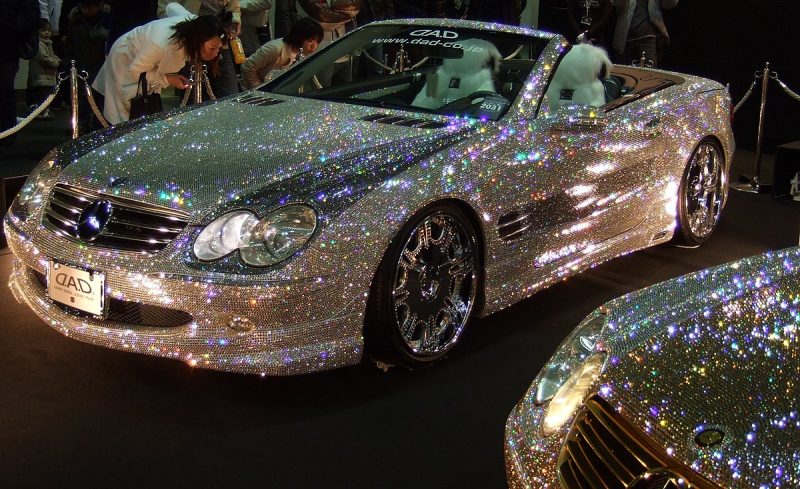 BENZ_SL_Swarovski-rhinestone_Custom6136