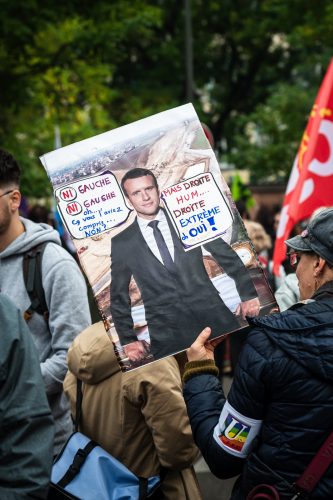 Rentrée sociale manifestation Strasbourg retraites gouvernement Barnier