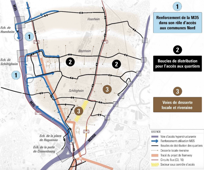 futur schéma de circulation schiltigheim bischheim