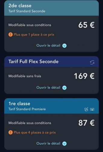 prix strasbourg berlin