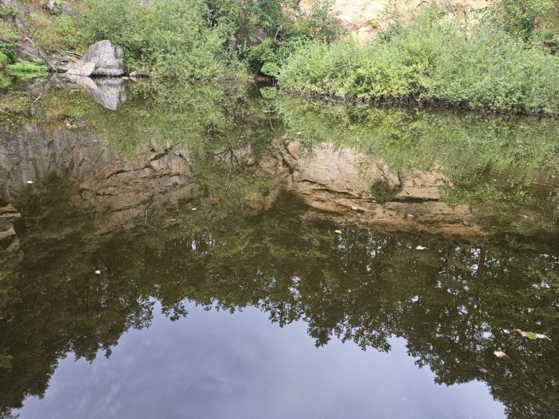 Un lac a comblé la carrière de Wurzel