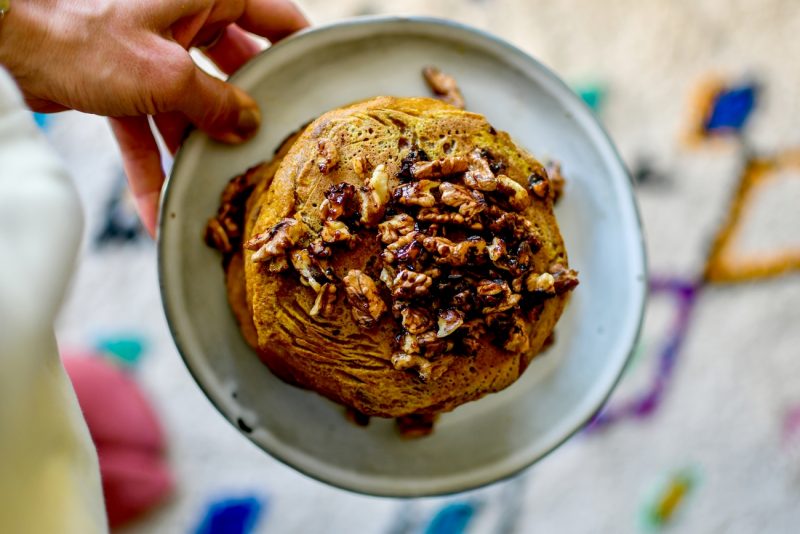 Pancakes citrouille les cookines julia wencker (5)