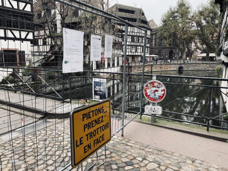 pont tournant travaux petite france