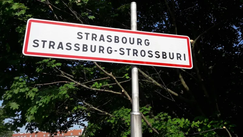 Strasbourg panneau